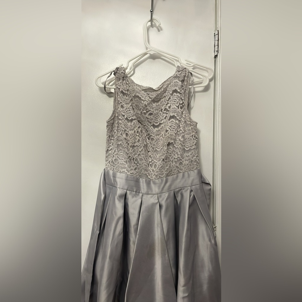 grey gown